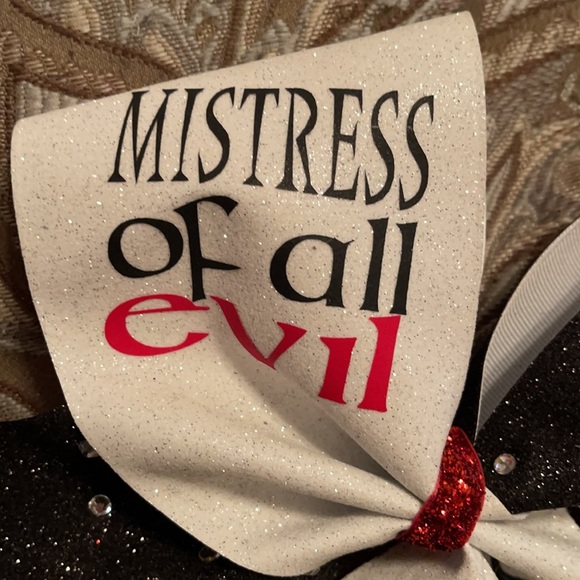 CUSTOM DISNEY MISTRESS OF EVIL MALEFICIENT BOW main image 5